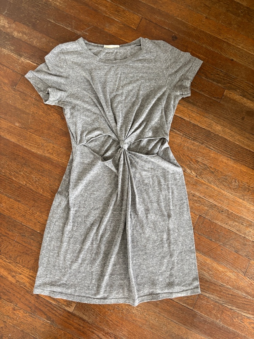 HONEY PUNCH tshirt dress with cutouts